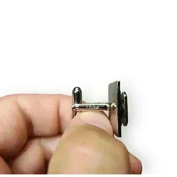 Vintage USAF AF Logistics Command Air Force Balfour Cufflinks & Tie Bar Clip Set - Picture 5 of 5